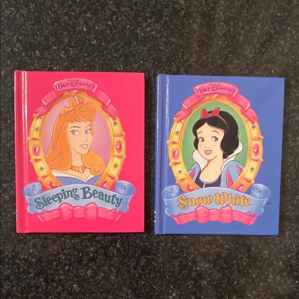 Vintage Disney Sleeping Beauty and Snow White Books
